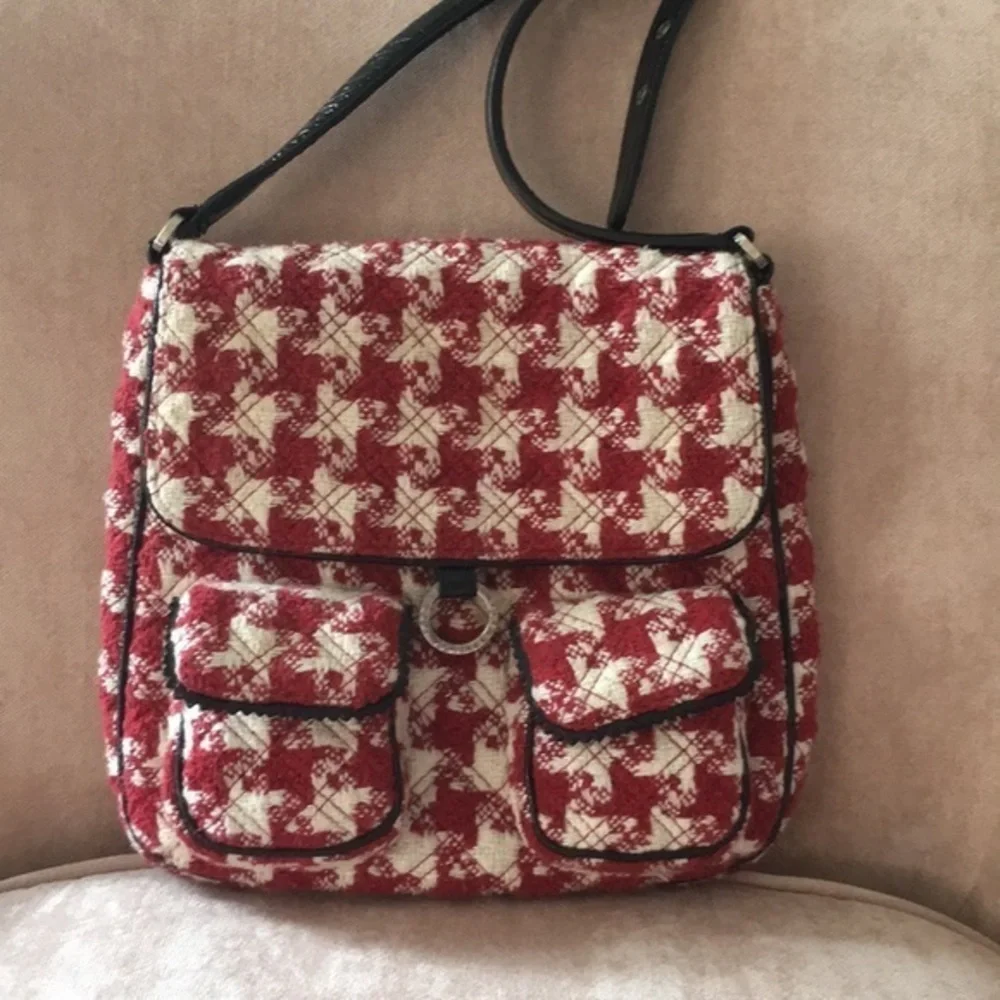 Vera Bradley red/white/ black shoulder bag‎